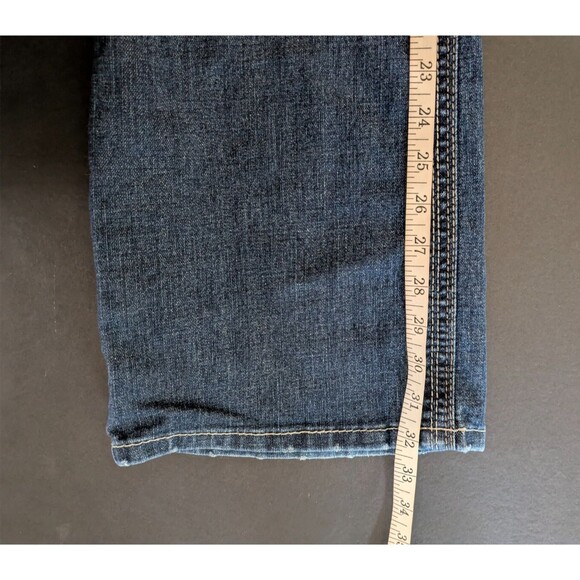 Melissa McCarthy Seven7 Womens 18W Bootcut Jeans Dark Wash Blue Stretch - Picture 9 of 10